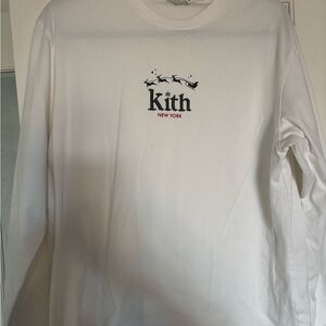 Kith New York White Long Sleeve Shirt